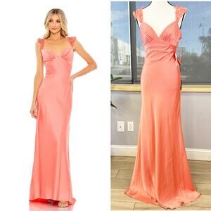 EMBELLISHED EMPIRE WAIST COLUMN GOWN  67984 Size 2